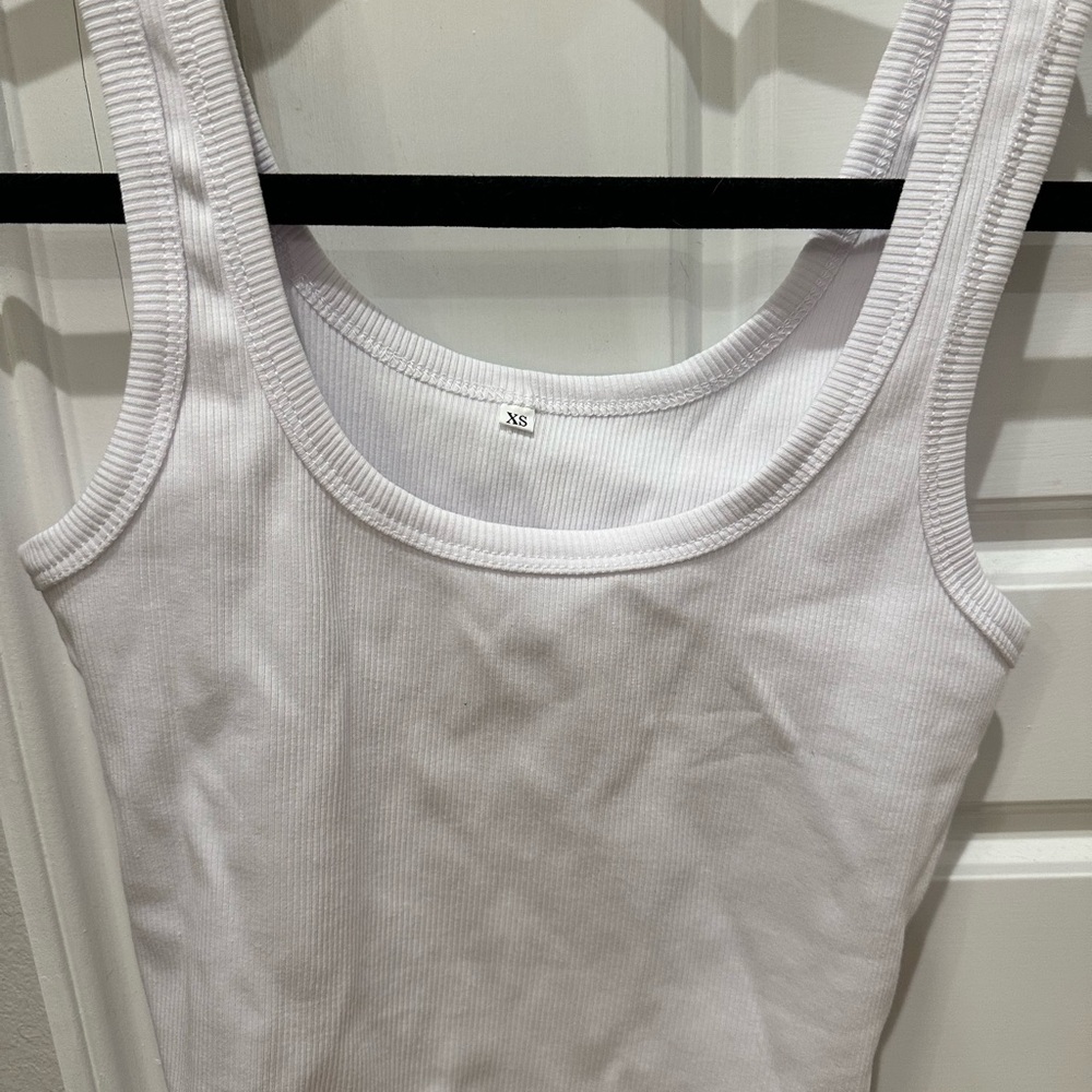 White Tank Top - Picture 3 of 3